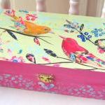 Vintage Birds Box RESERVED ..