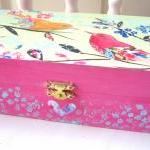 Vintage Birds Box RESERVED ..