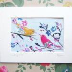Small Mounted Print Vintag..