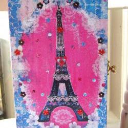 Paris ook jewellery box